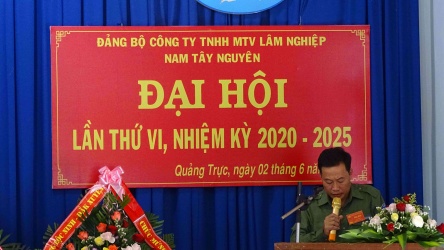 Đại hội Đảng bộ Công ty TNHH MTV Lâm nghiệp Nam Tây Nguyên
